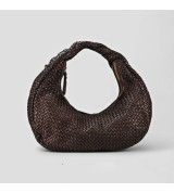 Anna - Borsa in pelle intrecciata effetto vintage